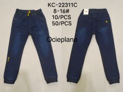 Spodnie jeans ocieplane(8-16)F-KC22311C