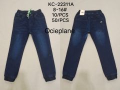 Spodnie jeans ocieplane(8-16)F-KC22311A