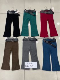 Spodnie welur (4-14) B01-007
