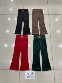 Spodnie welur (6-16) B01-005