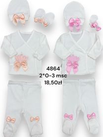 Zestaw niemowlęce (0-3m) B60-4864