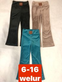 Spodnie Welur(6-16) J02-SP011