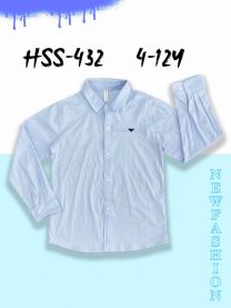 Koszule eleganski niebeski (4-12) G32-HSS 432