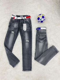 Spodnie jeans (4-12) F-01276A